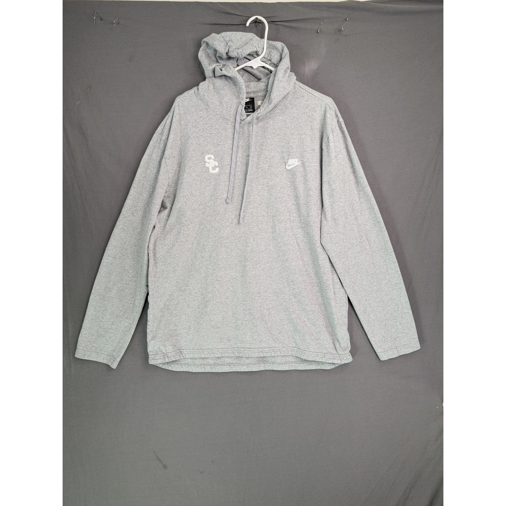 Nike USC Trojans Mens Gray Pullover Hoodie 807249-063 2XL